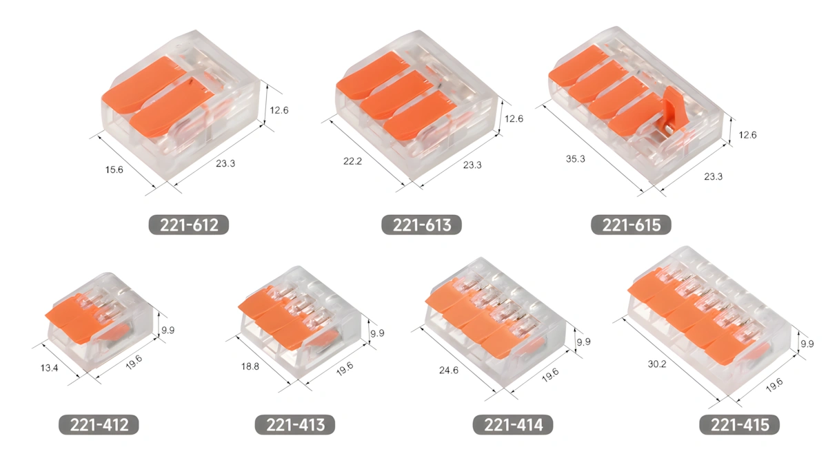 Quick wire connector 221